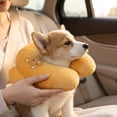 thumbnail image 5 of Breathable Summer Pet U-Shaped Neck Pillow, Cartoon Embroidered Cat Dog Neck Support Sleeping Cushion, Soft Pet Headrest Pillow for Small Medium Dogs Cats Indoor Use(L,B), 5 of 5