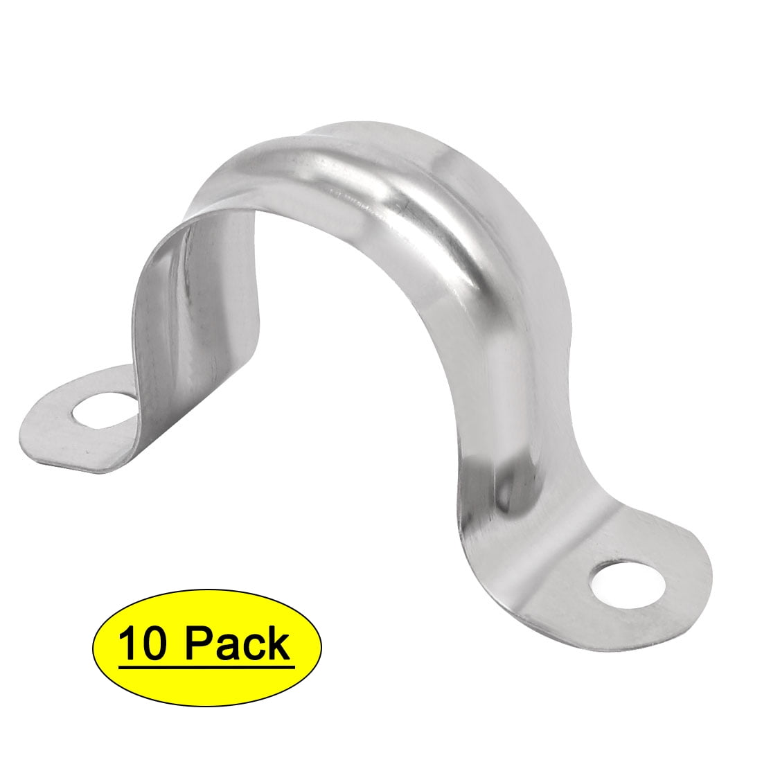 30mm Stainless Steel Pipe Strap Clip Fastener Holder 10pcs