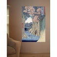 thumbnail image 2 of Hiroshige "The Monkey Bridge in the Kai Province" (19th) Wall Decal, 2 of 2