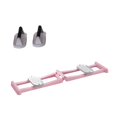thumbnail image 3 of amleso Leg Exercise Equipment with 2 Push up Stands Home Mute Inner Thigh Exerciser Pink, 3 of 9