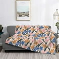 thumbnail image 2 of Naloa Lilies Flowers Flannel Blankets - Thick and Warm Blanket for Winter, Soft Fuzzy Plush King Blanket for All Seasons40"x30", 2 of 6