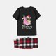 thumbnail image 4 of Pijamas familiares navideños a juego, conjuntos de pijamas negros para mascotas, Navidad en julio, 4 of 4