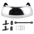 thumbnail image 3 of Motorcycle Rearview Mirror 180 Degree Wide Angle Adjustable Wind Screen Mount Blind Spot Eliminating, 3 of 7