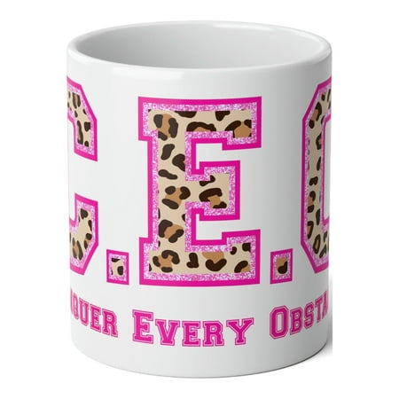 

C.E.O. conquer every obstacle girl power coffee cup Jumbo Mug 20oz