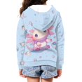 thumbnail image 3 of chaqlin Axolotl Hoodies for Girls 14-16 Trendy Zip up Hoodie Sweatshirt Lightweight Loose Hooded Jacket Causal Long Sleeve Zipper Sweaters with Pockets, 3 of 7