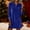 🔥 Blue, variant on Sentmoon Dresses Wedding Guest Dress Women's solid color lapel button side sequin party dance splicing long sleeved sequin dress Fall and Winter for Layering Under Sweaters and Jackets