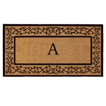 Calloway Mills Abbington Monogram Doormat 30" x 48" (Letter A)