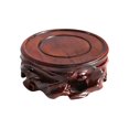 thumbnail image 4 of Abbracc Retro Circular Wooden Base Flowerpot Base Figurine Sculpture Display Stand, 4 of 9