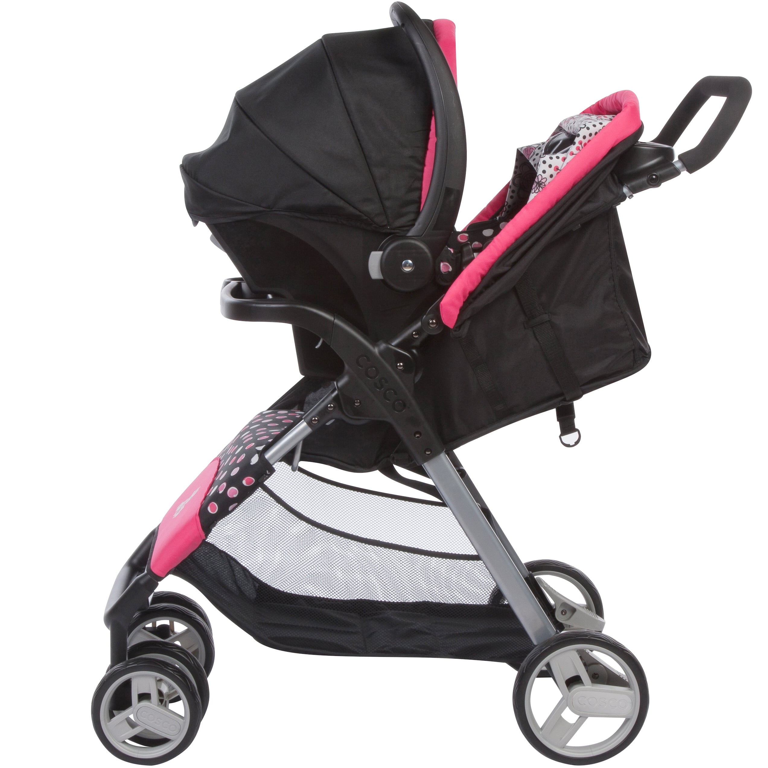 minnie mouse simple fold travel system