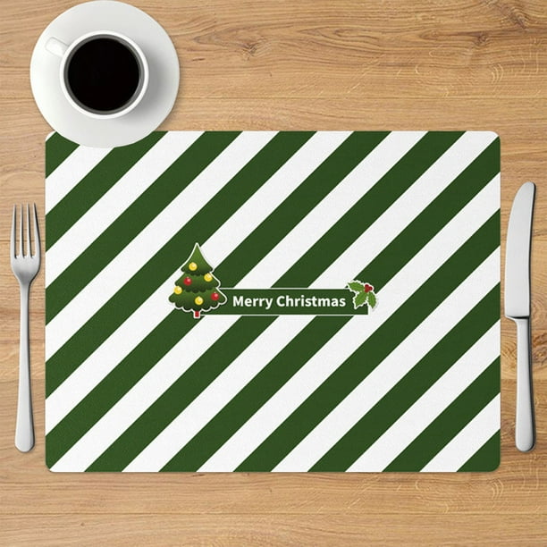 Aparatos de cocina, accesorios de cocina, utensilios de cocina, utensilios de cocina, manteles individuales navideños, manteles decorativos para restaurantes, manteles individuales de lino con estampa