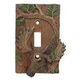 thumbnail image 5 of Rustic Western Stag Elk Moose By Pine Single Toggle Switch Plate Cover Set of 2, 5 of 7