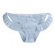 thumbnail image 2 of Gibobby Braguitas Slim Fit Mujeres Sexy Casual Color sólido Cinturón Calzoncillos de encaje hueco Ropa interior simple(Azul， L), 2 of 4