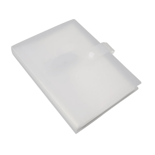Organizador de Calcomanías de Umas, Transparente Vacío 80 Ranuras Libro de Almacenamiento de Etiqueta de Arte de Umas para Salón