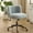 Light Blue, variant on Ktaxon Vanity Makeup Chair for Women, Adjustable Desk Chair with Long Pile Fabric, Swivel Casters and Metal Base, White
