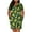 Avocado Flower, variant on Yuyamidu Starry Sky V Neck Dress for Women Casual Knee Length Dresses Summer Fall Dress Size 3XL Fashion Beach Dresses V Neck Elegant Dress with Pockets