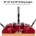 thumbnail image 3 of Drill Guide, Drilling Template Block CNC Anodised  Efficient  For Woodworking, 3 of 8