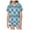 Blue, variant on FhsagQ Pajamas Girls Christmas Pajamas Christmas Kid's Summer Homewear Boys Girls Printed Short Sleeve T Shirt Short Pants Pajamas Suits Children's Clothing Blue 8-9 Years