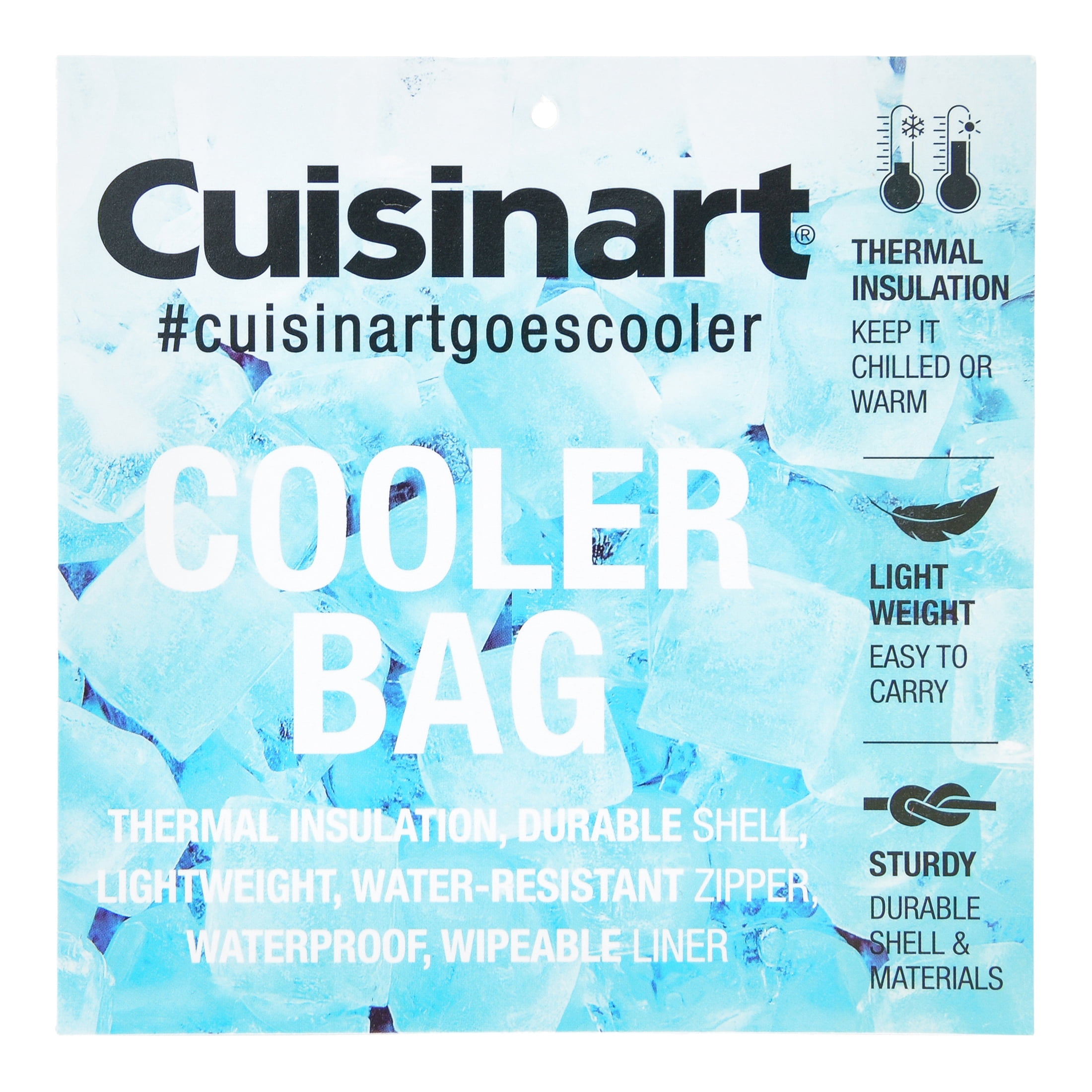 Cuisinart Square Cooler, Black, Holds up to 40-12oz Cans