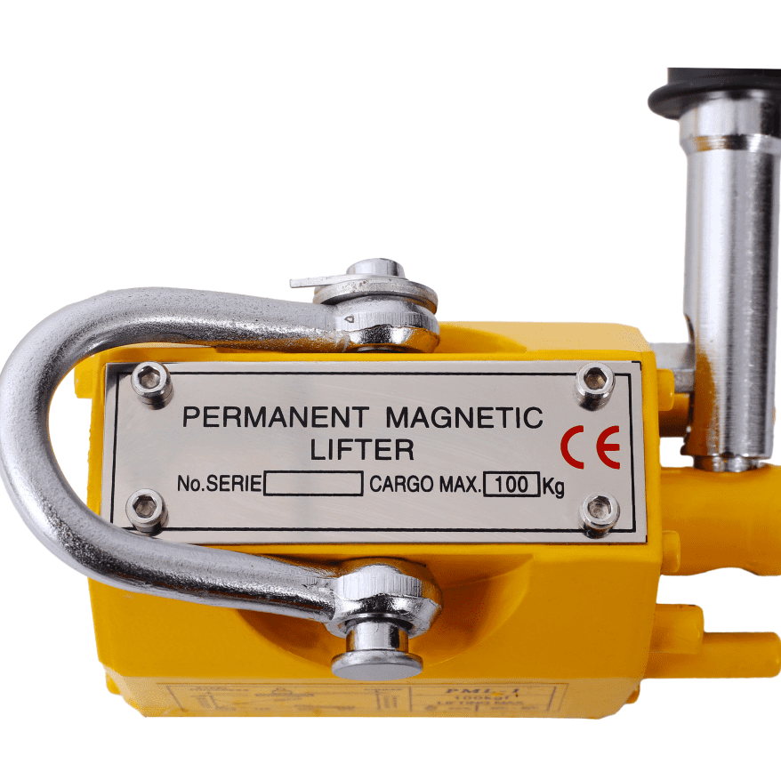 Permanent Magnet Lifter 220lbs 2.5 Safety Factor Neodymium Steel Lifting Plate