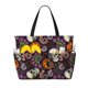 thumbnail image 1 of Fotbe Halloween With Skull Bolsa de Viaje para Playa - Resistente al Agua, Bolsa Tote de Gran Capacidad y Ligera con 7 Bolsillos para Mujeres y Hombres, 1 of 7