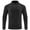 Black, variant on Raeneomay Long Sleeve Shirts for Men Sport Lightweight Breathable Solid Color Round Collar Long Sleeve Tops