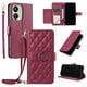 thumbnail image 5 of Funda tipo billetera GANGXUN para Xiaomi POCO C65 – Tapa abatible con correa para mujer, 5 of 5