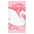 thumbnail image 2 of MKHERT Sweet Princess Swan Bath Towel Hand Towel Shower Towel Washcloth 30x56 inch, 2 of 3