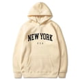 thumbnail image 1 of Sudaderas con capucha de la ciudad de Estados Unidos de Nueva York para hombre y mujer, sudaderas con estampado de letras a la moda, 1 of 5