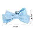 thumbnail image 4 of Unique Bargains 1 Pc Hair Clip Bow Pattern Claw Clip 5.91"x2.17"x2.76" Blue, 4 of 5
