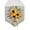 Sunflower, variant on Fennco Styles Handmade Ribbon Embroidery Flower Decorative Linen Table Runner 13 x 72 Inch