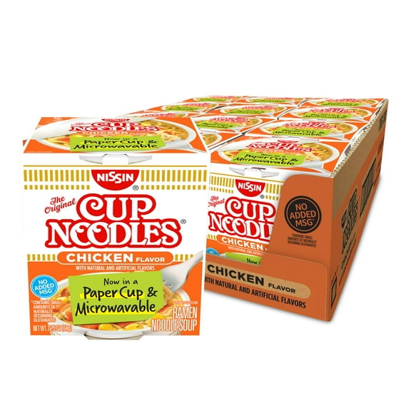 Nissin, Cup Noodles Soup, STF9 Chicken Flavor, 2.25 oz (case of 12)
