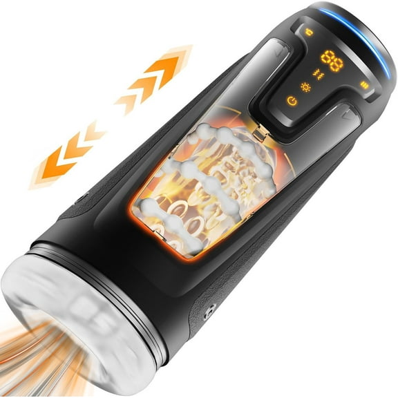 KERERO Male Masturbator Sex Toys for Men with 9 Vibrating,8 Thrusting Modes & 2 Heating Levels,Male Sex Toys Adult Toys Penis Pump Sex Toy,Adult Sex Toys