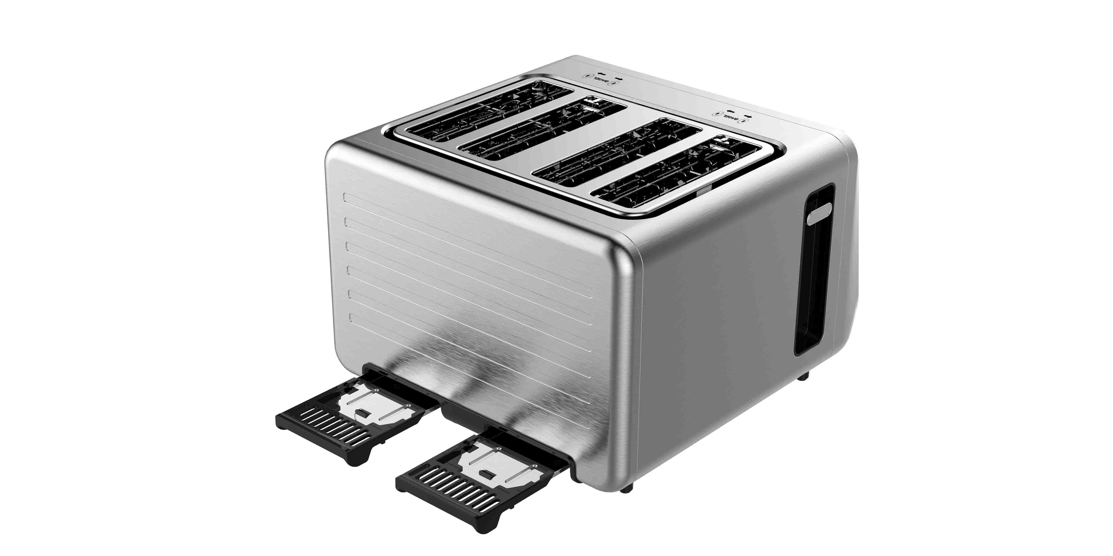 Culinary Chef, Touchscreen 4 Slice Toaster, Stainless Steel