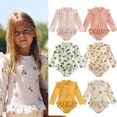 thumbnail image 2 of Traje de baño de una pieza de manga larga para niñas pequeñas, traje de baño para niños pequeños con dibujos animados UPF50 + traje de baño infantil 2024, 2 of 5