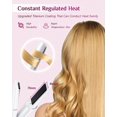thumbnail image 4 of Plancha de pelo inalámbrica, plancha plana inalámbrica portátil de 4800 mAh, alisador de pelo recargable tipo C y rizador 2 en 1, 4 niveles ajustable placa flotante de calentamiento rápido para todo Namotu CZMR-ZC255, 4 of 7