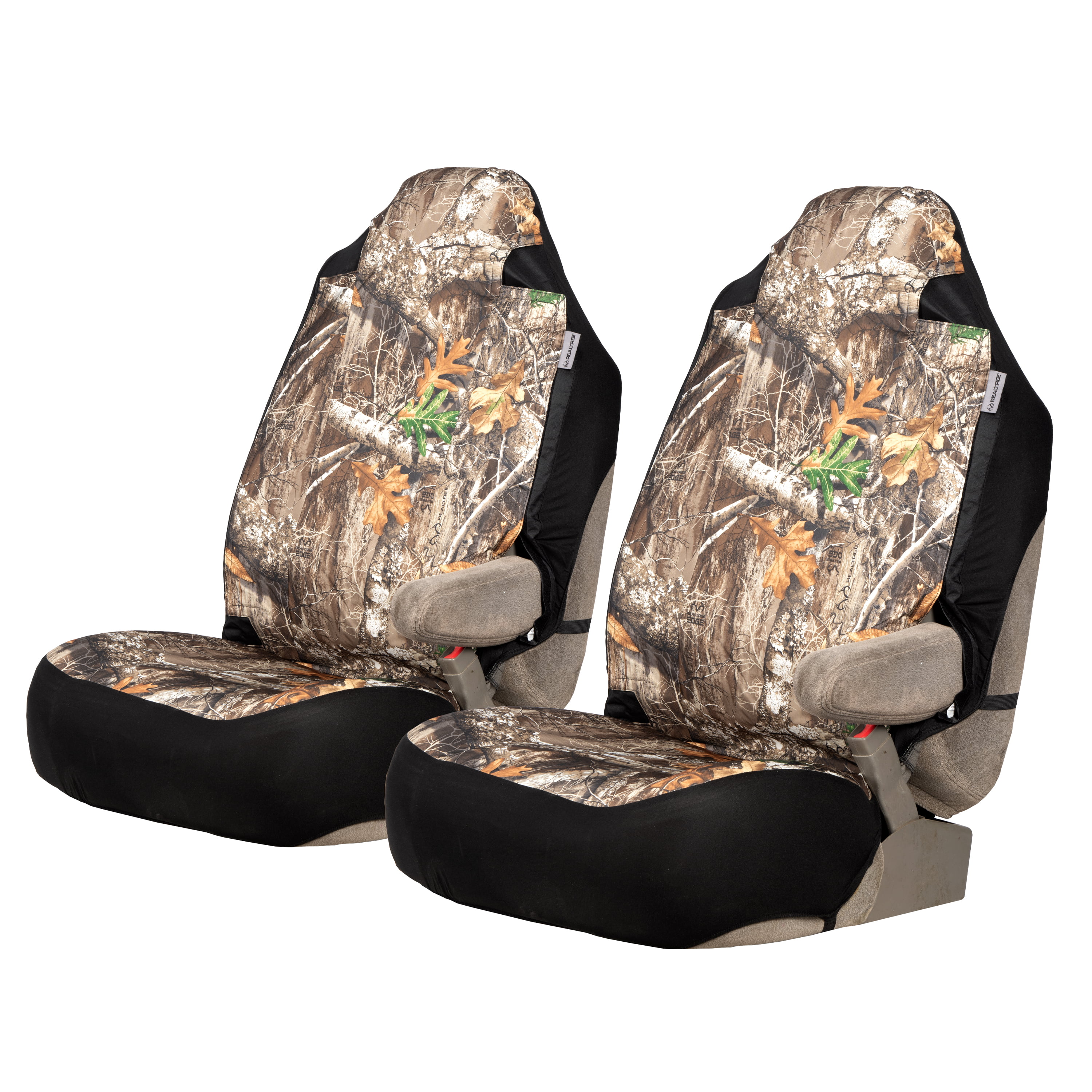 Signature Products Group MSC4409 Mossy Oak Camo Universal Bucket Seat Cover Mossy Oak Infinity Camo, Heavy-Duty Polyester Fabric, Sold Individually SPG 