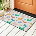 thumbnail image 2 of XMXY Area Rugs Doormat Outdoor Entrance, Colorful Butterflies Facecloth Non-slip Floor Mat Rug for Living Room Kitchen Sink Area Indoor,72"x48", 2 of 9
