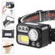 thumbnail image 1 of Linterna frontal con sensor inteligente XPE + COB Linterna frontal potente para correr en bicicleta, 1 of 6