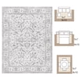 thumbnail image 7 of SIXHOME 8'x10' Area Rugs for Living Room Washable Rugs Carpet Vintage Traditional Rugs for Bedroom Dinning Room Office Soft Non Slip Large Area Rug Retro Home Decor Light Gray, 7 of 7