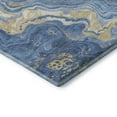 thumbnail image 3 of Addison Rugs Mayfield Premium Machine Washable Transitional Abstract Blue Rectangle Rug, 3' X 5' Machine Washable Transitional Abstract Blue Oversized Sherpa Throw Blanket, 3 of 7