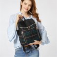 thumbnail image 5 of Sac à Dos à Carreaux Rouges pour Femmes, Mode Décontractée, Sac de Jour, Double Usage, Sac d'Épaule de Voyage, Sac à Dos, 5 of 5