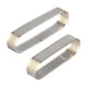 thumbnail image 3 of Stainless Steel Mousse Ring Cake Mold for Baking Silver Venting Holes Easy Clean 2 Pcs 9.4cm 11.9cm, 3 of 4
