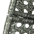 thumbnail image 4 of LeisureMod Modern Charcoal Wicker Double 2-Person Hanging Egg Swing Chair in Dark Gray, 4 of 20