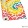 Tie Dye Plastic Tablecloth Roll