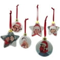 thumbnail image 4 of 12 Pieces Photo Ornament Ball Picture Hanging Ornaments Clear Plastic Ornament Photo Ornament Ball DIY Christmas Decorations Personalized Christmas Ornament Christmas Photo Baubles for DIY Decors, 4 of 7