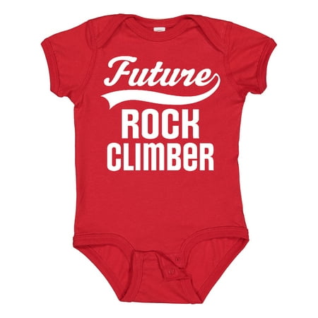 

Inktastic Future Rock Climber Childs Climbing Boys or Girls Baby Bodysuit