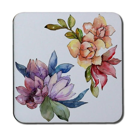 

Rainbow Flowers (Coaster)