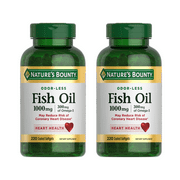 (2 pack) Puritans Pride Triple Omega 3-6-9 Fish, Flax & Borage Oils, 240 Count
