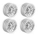 thumbnail image 2 of Llantas de rueda de 1,9 pulgadas, aluminio resistente CNC, de 4 piezas para 1:10 RC Crawler D90 SCX10 90046 - Plata, 2 of 9