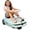 Green, variant on ICEEIF 12V Electric Wiggle Car Ride On with Detachable Mop, Music, Multi-Speed, LED Lights, Indoor Outdoor Toy for Kids 3+, Purple